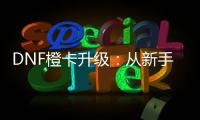 DNF橙卡升级：从新手到高手的旅程